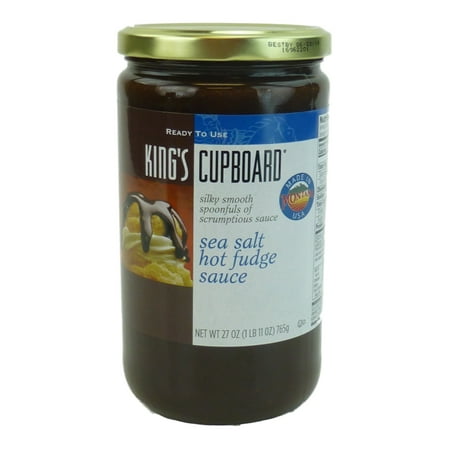 King's Cupboard Sea Salt Hot Fudge Sauce 27 Ounce Gluten-free