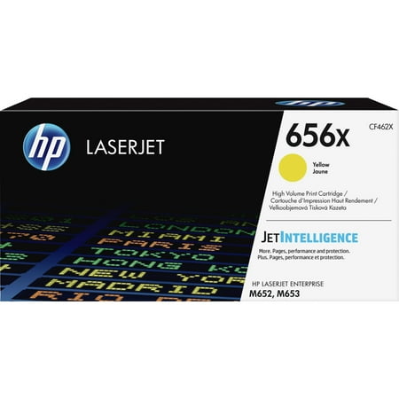 UPC: 0889894325471 | HP 656X (CF462X) Toner Cartridge  Yellow High Yield
