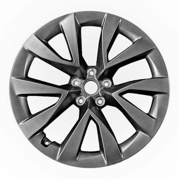 Remanufactured Painted Matte-Black Metallic Front Aluminum Wheel 20 x 9 fits 2022 Tesla X