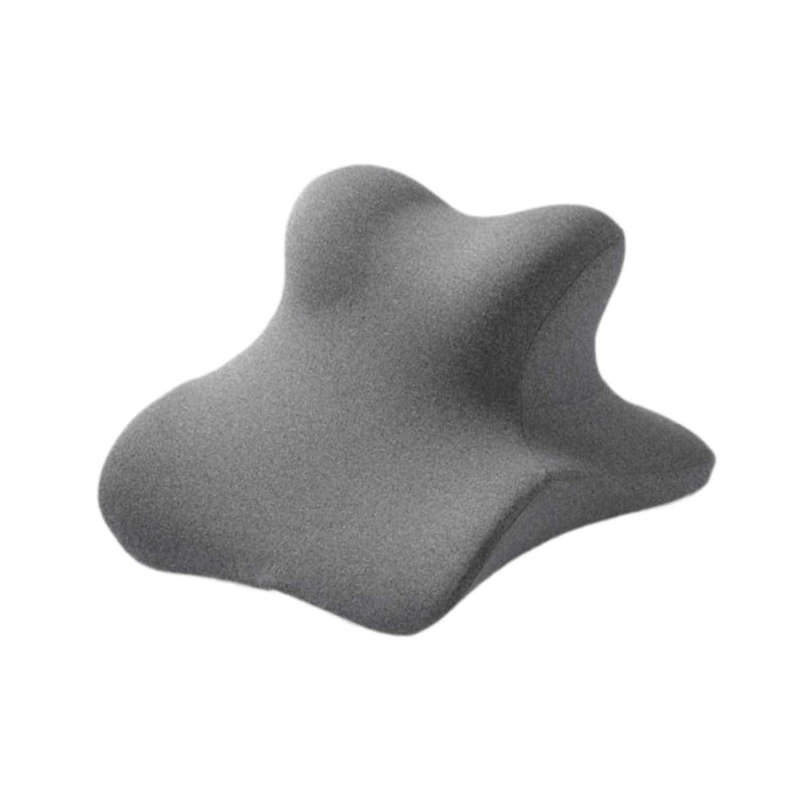 CoudarTitie Neck Support Wedge Pillow for Sitting And Lying Down Memory Foam for Home Office Gray