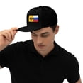 thumbnail image 7 of Unisex Adjustable Snapback Hat New Russian Flag Hip Hop Baseball Cap Flat Bill Brim Dad Hats, 7 of 7
