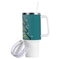 thumbnail image 2 of Cute Christmas Tree 40 oz Tumbler with Handle Insulated&nbsp;Travel Mug&nbsp;Lid Straw Leak Proof Steel Vacuum Water Bottles Glasses Fits in Car Cup Holder, 2 of 7