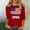 Red, variant on HOMBOM Summer Tops for Women Graphic T-Shirts 3/4 Sleeve Retro 1996 Print Soft Red Crew Neck Young Womans Graphic Tees