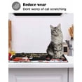 thumbnail image 6 of Large Induction Cooktop Protector Mat Black Christmas Stove Top Covers for Electric Stove, Santa Snowman Xmas Gifts Snowflake Winter Decorative Stove Burner Cover Mats, Glass Top Stove Cover, 6 of 7