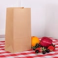 thumbnail image 4 of Toystoory 50 Uds. Bolsas de papel Kraft planas a prueba de grasa aperitivos galleta sándwich comida Herramientas y accesorios para hornear, 4 of 6