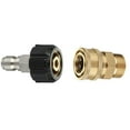 thumbnail image 1 of Injueey Kit de adaptador de conector rápido, conector de latón de alta presión, M22, 14mm X 3/8, 2 piezas Suministros de limpieza para el hogar, 1 of 6