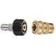 thumbnail image 1 of Monstrate 2 unids/set M22 14mm X 3/8 conector de latón de alta presión accesorios para máquina de limpieza de alta presión adaptador de Suministros de limpieza para el hogar, 1 of 6