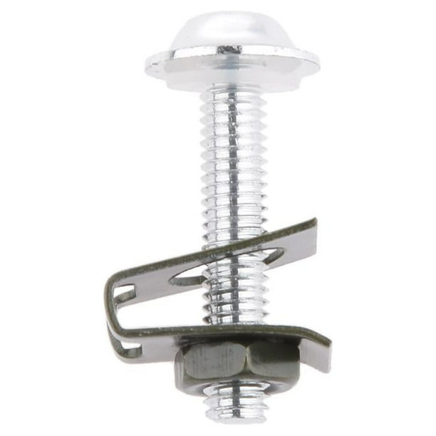 Clips Pernos M6 CNC Kit 10x 6mm de Motor Tornillos Metal Color Plata