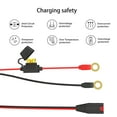 thumbnail image 3 of GC008 X-Connect Compatible with NOCO Battery Charger, M10 XL(3/8in) Eyelet Terminal Connector Plug Extension Cord, Smart Battery Trickle Charger Cable Accessory, 3 of 6