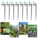 thumbnail image 1 of 20pcs Goteadores De Riego Ajustables Con Estaca De Tierra De 1/4 "Conexión De Tubo De 3,6 Pies Radio De Pulverización Para El árbol De Frutas De, 1 of 7