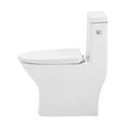 thumbnail image 5 of MacKenzie One-Piece 10" Rough-in 1.28 GPF Right-Hand Flush Round Toilet in Glossy White, 5 of 7