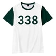 thumbnail image 3 of Squid Game Player Kids Track Shirt – Official Green Cosplay Costume for Children, Perfect for Themed Events and Parties Gray 140, 3 of 4