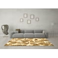 thumbnail image 3 of Ahgly Company Indoor Rectangle Abstract Brown Modern Area Rugs, 2' x 3', 3 of 4