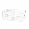 thumbnail image 1 of Make Up Organizer Cq, encimera acrílica transparente con 3 cajones, 1 of 6