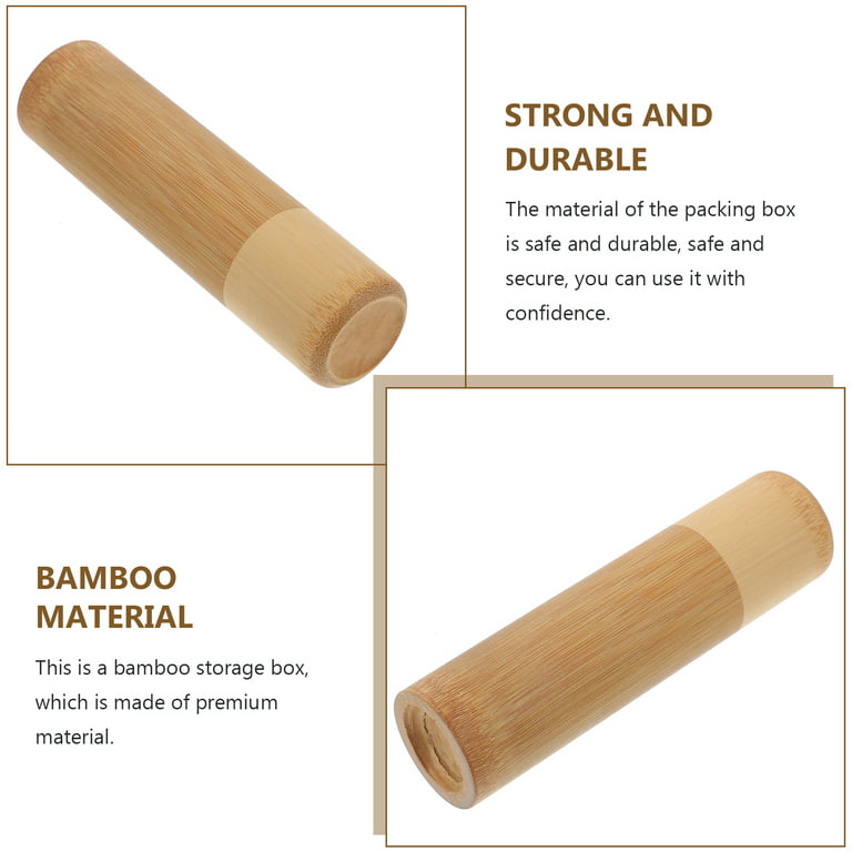 Bamboo Made Incense Storage Box Incense Tube Handmade - Buy Bamboo