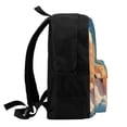 thumbnail image 4 of Lsque Colorful Sky Puppy Pattern Adult Backpack – Durable & Lightweight PU Canvas Storage Bag , 15” Laptop Compartment, and Multiple Pockets, 4 of 7