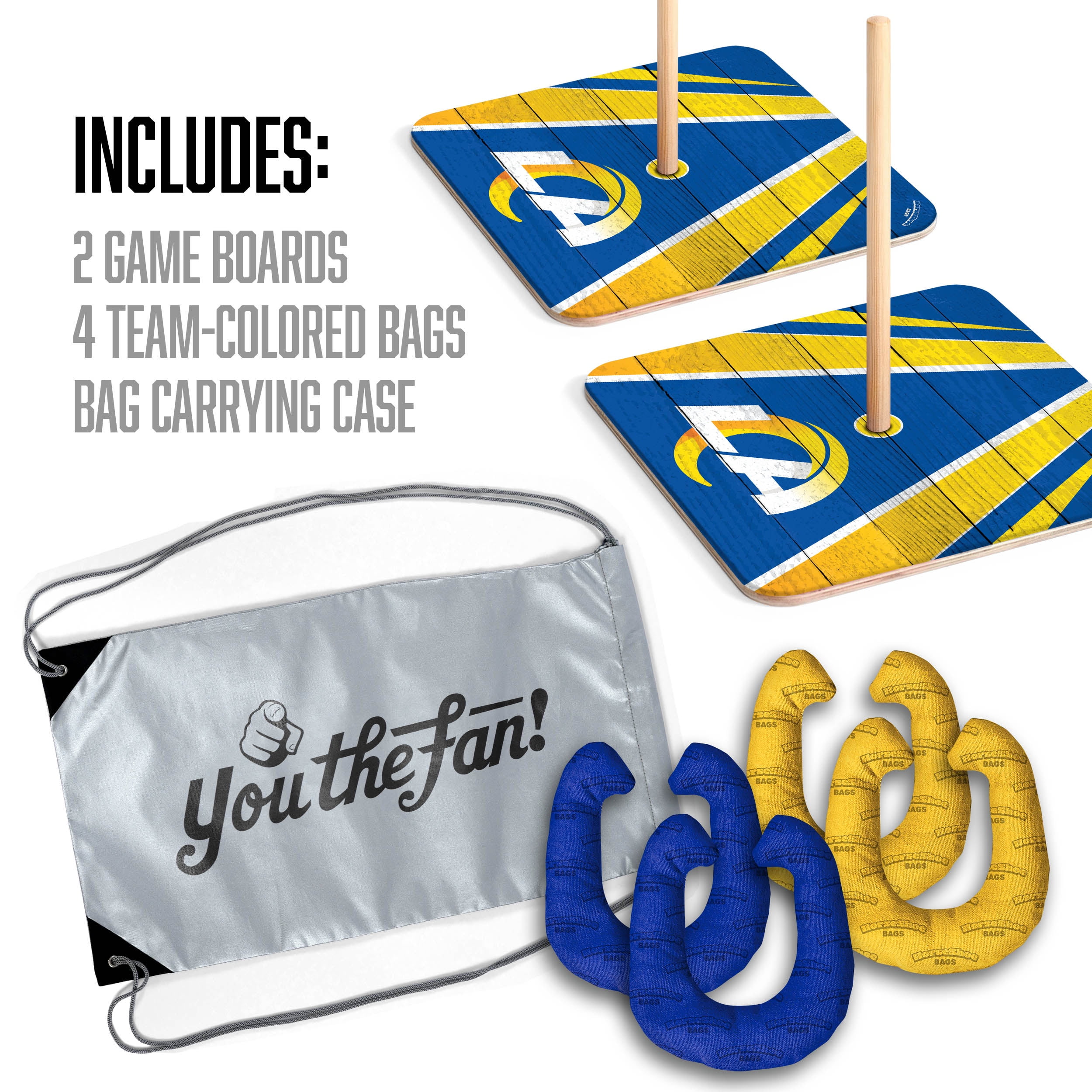 YouTheFan NFL Los Angeles Rams HorseShoe Bags