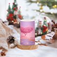 thumbnail image 5 of Set of 2 Flameless Candles Lights with Remote Control Flickering LED Candles Electric Candles for Home Decor Parties Pink Heart-shaped Tree, 5 of 7