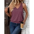 thumbnail image 6 of 2024 Womens Fashion Tank Tops Spring Summer Clothes Casual V Neck Sleeveless Loose Fit Y2K Outfit Cute Cami Shirts, 6 of 7