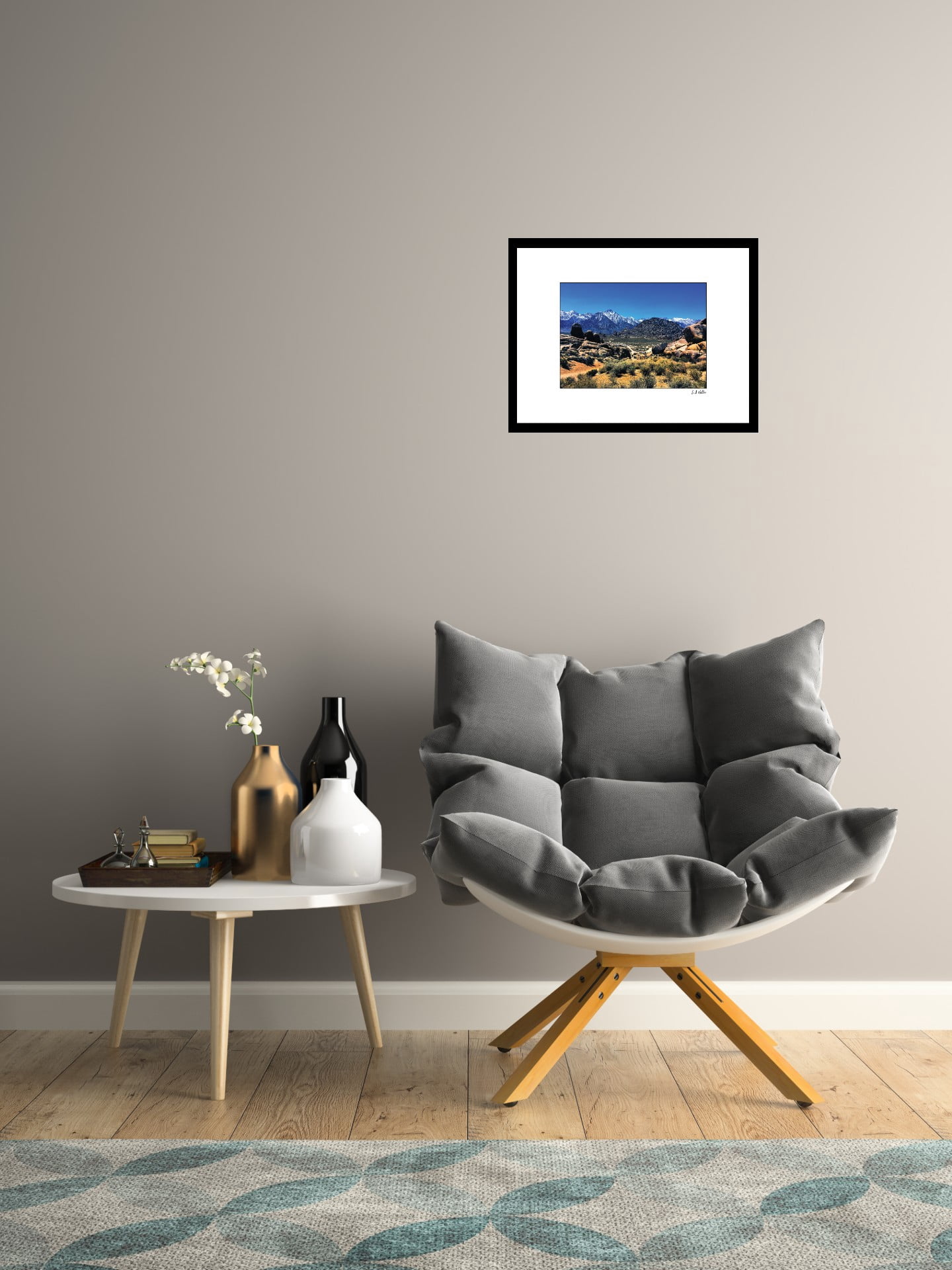 Venice Beach Collection's Peaks Road, photographed by Steven A. Heller 14x18 Framed Print