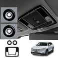 thumbnail image 2 of 3pcs Car Glossy Black Interior Front Rear Reading Light Lamp Cover Trim Sticker For Vezel -v 2021 2, 2 of 4