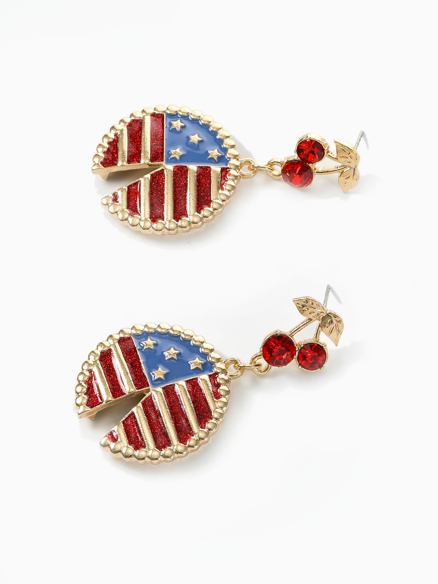Way to Celebrate Americana Pie Earrings
