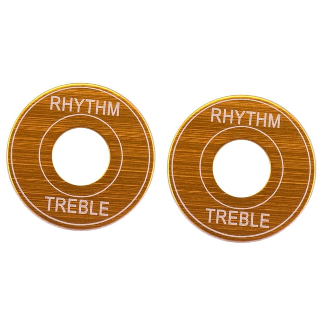 MERIGLARE DIY 3-Way Switch Toggle Washers for LP/ Electric Guitar Parts Golden 2PCS