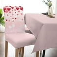 thumbnail image 5 of Dining Chair Slipcover, Valentine''s Day Heart Anniversary Wedding Holiday Decor Red Pink Stretch Kitchen Chair Covers Removable Parsons Chair Protector Covers for Banquet Party, Set of 6, 5 of 6
