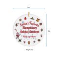thumbnail image 4 of Santa's Favorite Elementary School Student Ceramic Ornament, Custom Christmas Ornament, Christmas 2025 Tree Decoration, Gift for Family, Friends & Coworkers, 4 of 5