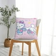 thumbnail image 4 of Hello Kitty Pillow Cover, Square Throw Pillow Cases For Couch Sofa Bed Living Room,Home Decorative, 20"X20", 4 of 9