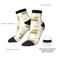 thumbnail image 6 of Naloa Flowers And Hens Ankle Socks for Women Non Slip Socks No Show Socks Classic Low Cut Casual Socks Casual Socks, 6 of 7