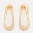thumbnail image 2 of Bmisegm Womens No Show Socks Thin Ice Silk Comfortable Breathable Low Cut Liners Non Socks for Women Beige_001, 2 of 5