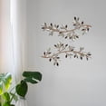thumbnail image 6 of CCOCC 2026 New Metal Wall Art Hanging Decor - Olive Tree Branch Leaf Design,Set of 2 Iron Wall Sculptures for Home & Office for Living Room,Bedroom,Office,Hallway 30X16Cm Each, 6 of 6