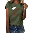 thumbnail image 1 of Camiseta de manga corta con estampado de día de la enfermera para mujer OAVQHLG3B Store lin121212, 1 of 4