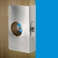 thumbnail image 3 of 1-3/4 in. x 9 in. Thick Solid Brass Lock and Door Reinforcer, 2-1/8 in. Single Bore, 2-3/8 in. Backset, 3 of 3