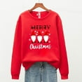 thumbnail image 5 of jsaierl Womens Christmas Sweatshirts Long Sleeve Gnomes Pattern Top Round Neck Sweatshirt Plus Size Pullover Christmas Gifts for Women, 5 of 5