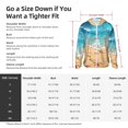 thumbnail image 5 of Uemuo Tropical Beach With Starfish Pattern Women's Full Zip UPF 50+ Sun Protection Hoodie Jacket Long Sleeve Sun Shirt Hiking Outdoor Performance with Pockets-3X-Large, 5 of 9