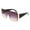 Black (Smoke), variant on Women's Sunglasses Studded Oversized Square Mono Lens Fashion UV400 Black, Smoke
