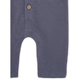 thumbnail image 5 of Modern Moments by Gerber Baby Boy Long Leg Slouch Henley Romper, Sizes 0/3 Months - 24 Months, 5 of 7