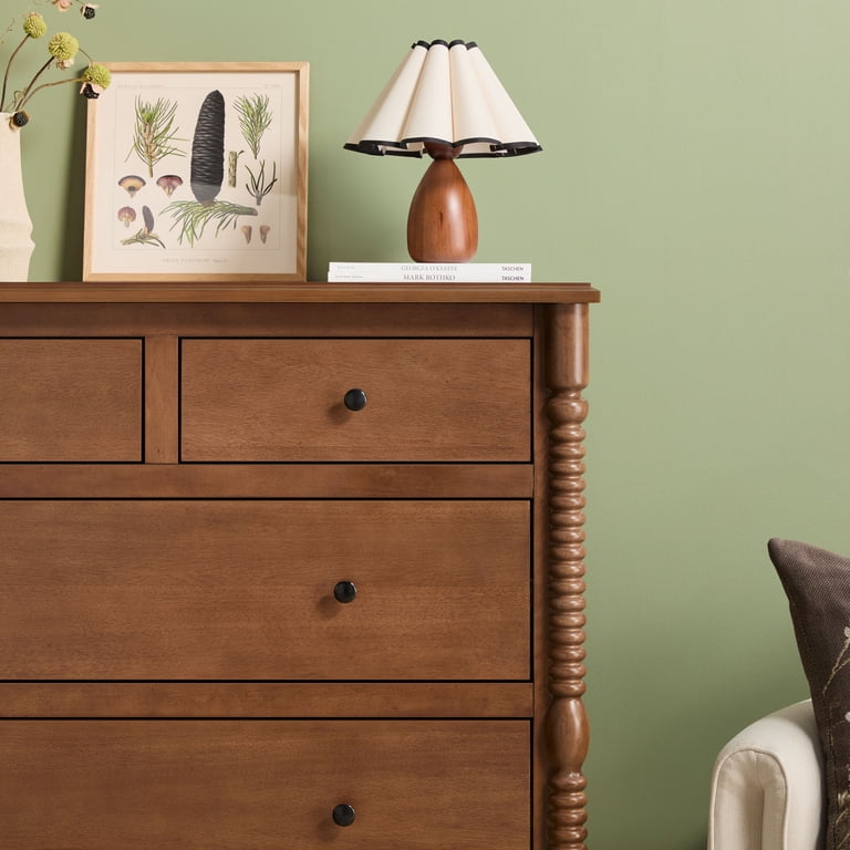 brown spindle dresser Spindle dresser