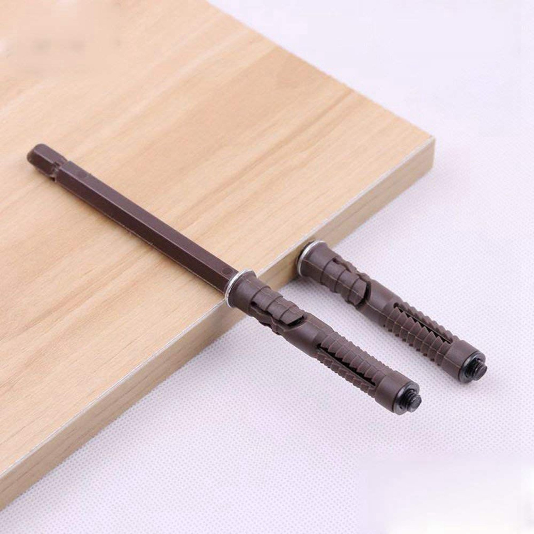 20 Pack Heavy Duty Wood Shelf Brackets DIY Adjustable Hardware Blind Supports Shelves 120 LBS
