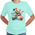 thumbnail image 2 of Mickey Springtime Floral Car Shirt, Epcot Flower and Garden Shirt Unisex Casual Short Sleeve (Mint-4X Large), 2 of 4