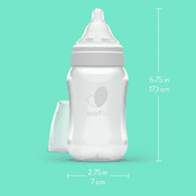 Evenflo Balance + Wide Neck BPA-Free Plastic Baby Bottles - 9oz, Clear, 6ct