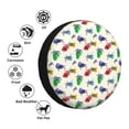 thumbnail image 4 of Sikiie Cartoon Sea Turtle PVC Leather Spare Tire Wheel Cover Spare Tire Cover, for Car Truck SUV Camper Trailer Universal Fit(14-17in)-17 inch, 4 of 6