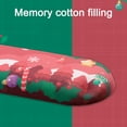 thumbnail image 5 of Soporte para reposamuñecas para teclado, PU antideslizante, cómodo relleno de algodón con memoria - Muñeco de nieve navideño, 5 of 5