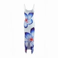 thumbnail image 2 of Womens Floral Maxi Dress Summer 2025 Spaghetti Strap Slip Bodycon Mesh Beach Vacation Dresses  L, 2 of 8