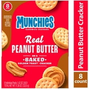 Munchies Peanut Butter Sandwich Crackers, 1.42 oz, 8 Count