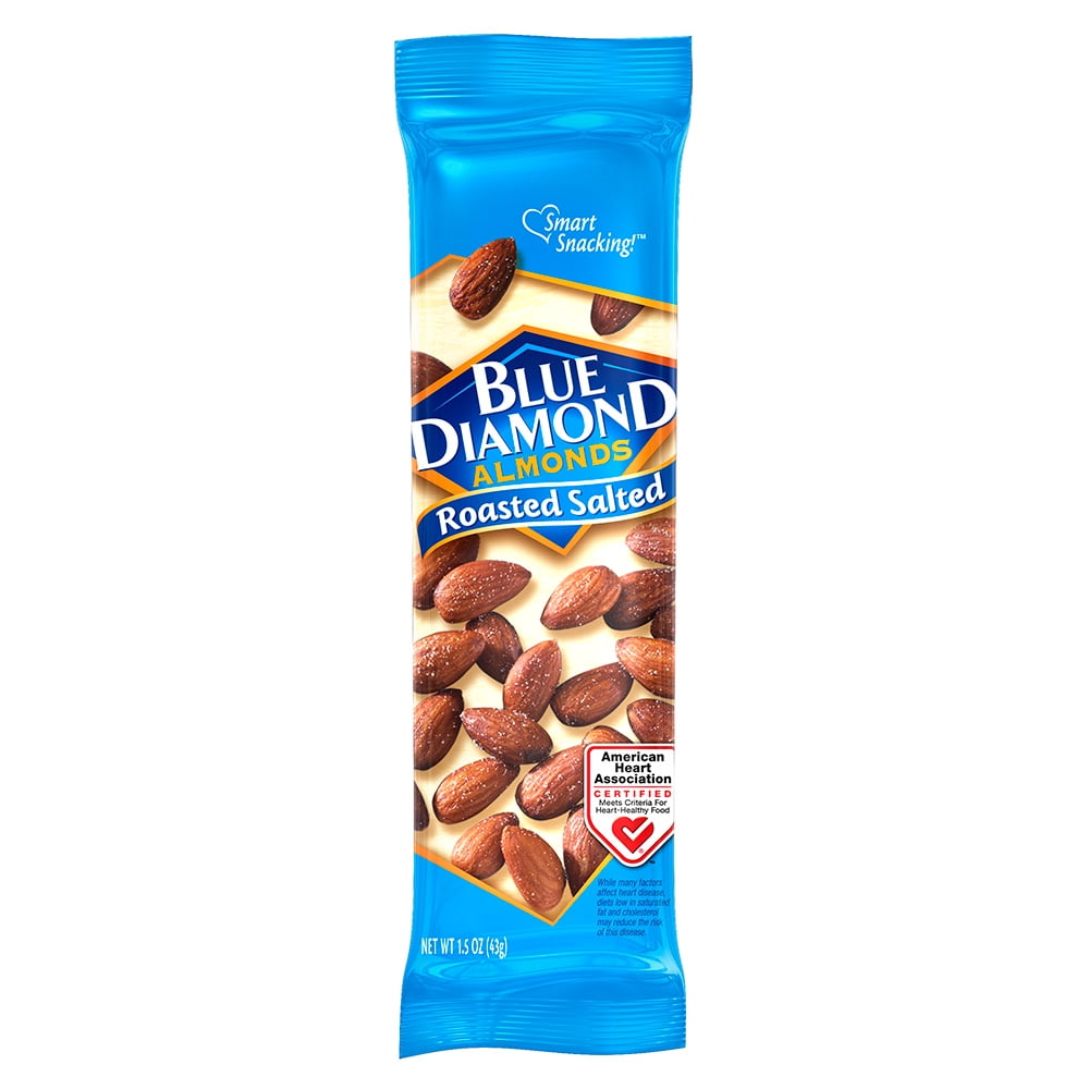 Blue Diamond Roasted Salted Almonds, 1.5 Oz., 12 Count