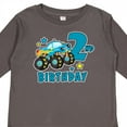 thumbnail image 4 of Inktastic 2nd Birthday Monster Truck Boys Long Sleeve Toddler T-Shirt, 4 of 5