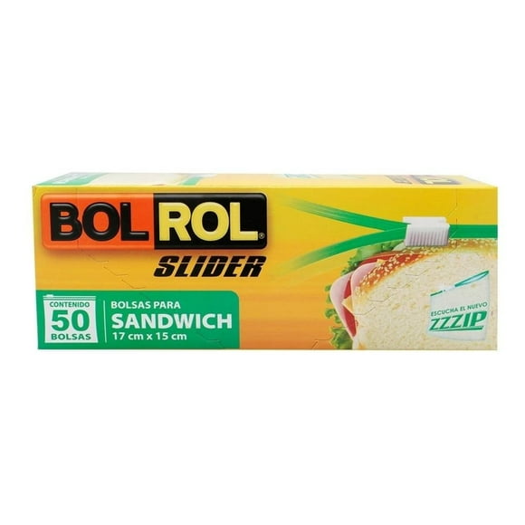 Bolsa Bol Rol para sándwich 50 pzas